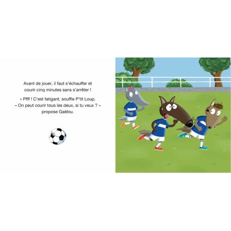 P'TIT LOUP JOUE AU FOOT
