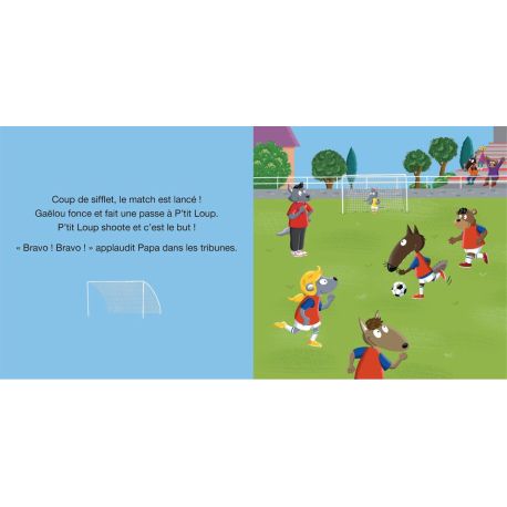 P'TIT LOUP JOUE AU FOOT