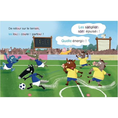 LE TOURNOI DE FOOT MES LECTURES DU CP AVEC LOUP NIV 1