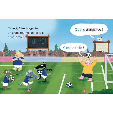 LE TOURNOI DE FOOT MES LECTURES DU CP AVEC LOUP NIV 1