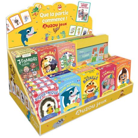 PLV DE TABLE PLEINE JEUX DE CARTES 30 EX+ PRIME 2 POUR 1 (MINI-PUZZLE)