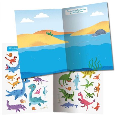 DINOSAURES MES 250 AUTOCOLLANTS