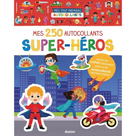 SUPER-HEROS MES 250 AUTOCOLLANTS