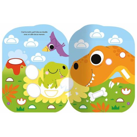 L'AVENTURE DE PETIT DINOSAURE GOMMETTES FORMES