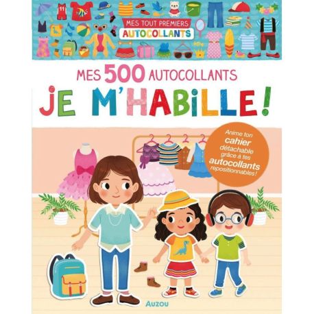 JE M'HABILLE MES 500 AUTOCOLLANTS