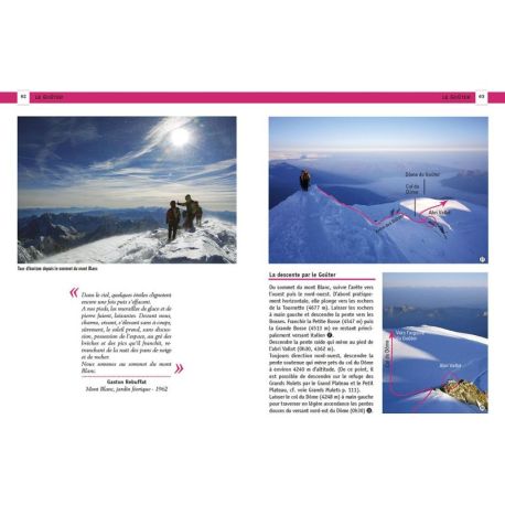 MONT-BLANC - 4810 M - 5 VOIES POUR LE SOMMET - FR