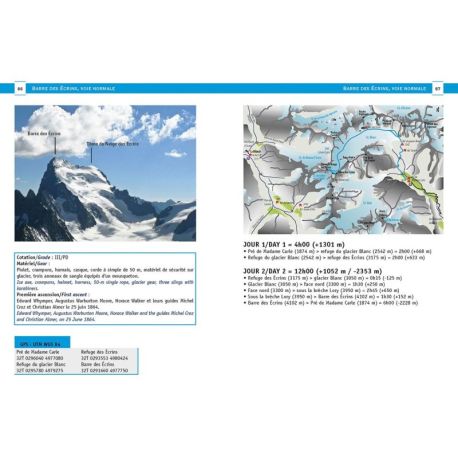 ÉCRINS - 4102 M - 7 VOIES POUR LE DÔME ET LA BARRE -FR-UK