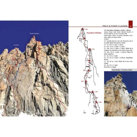 MONT-BLANC GRANITE, LES PLUS BELLES VOIES DESCALADE - T1 - FR - BASSIN