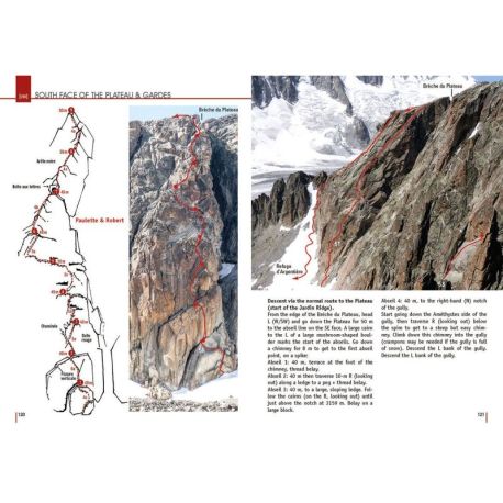 MONT-BLANC GRANITE, A ROCK CLIMBING GUIDE V1 - ARGENTIERE BASIN - UK