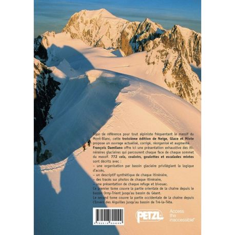 LE TOPO DU MASSIF DU MONT BLANC NEIGE, GLACE ET MIXTE - T1 - FR