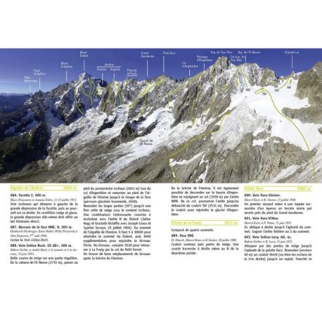 LE TOPO DU MASSIF DU MONT BLANC NEIGE, GLACE ET MIXTE - T1 - FR