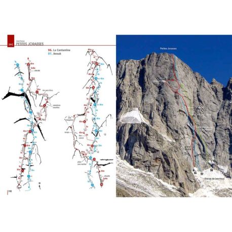 MONT-BLANC GRANITE, LES PLUS BELLES VOIES DESCALADE - T3 - CHARPOUA FR