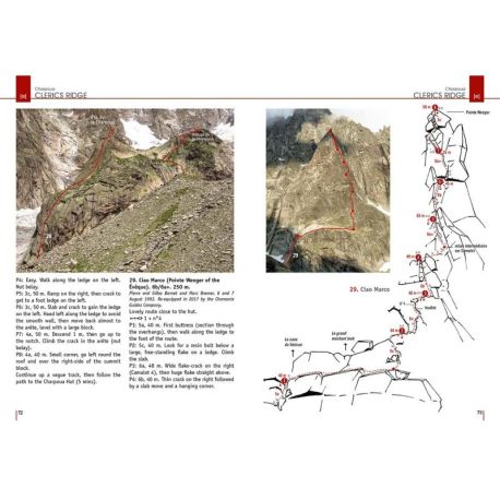 MONT-BLANC GRANITE, A ROCK CLIMBING GUIDE V3 - UK - CHARPOUA-TALÈFRE-