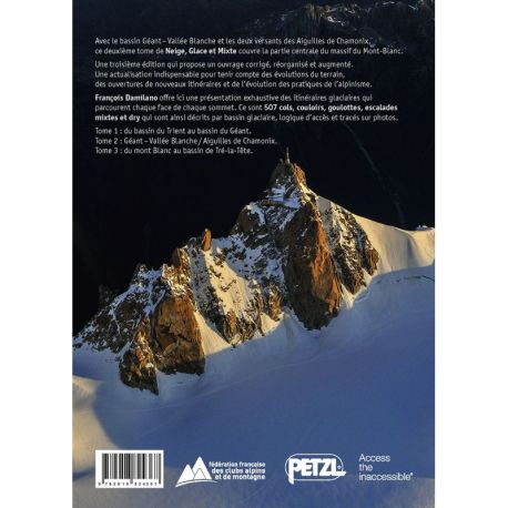 LE TOPO DU MASSIF DU MONT BLANC NEIGE, GLACE ET MIXTE - T2 - FR