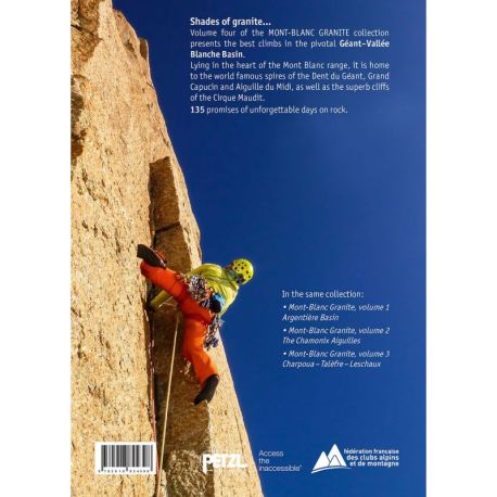 MONT-BLANC GRANITE, A ROCK CLIMBING GUIDE - V4 - UK