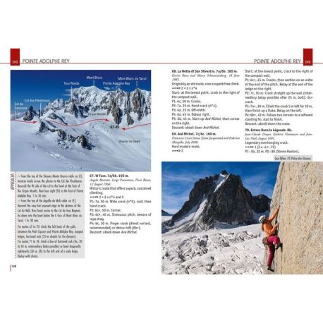 MONT-BLANC GRANITE, A ROCK CLIMBING GUIDE - V4 - UK