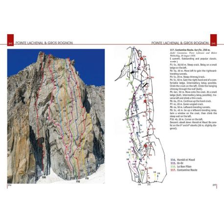 MONT-BLANC GRANITE, A ROCK CLIMBING GUIDE - V4 - UK