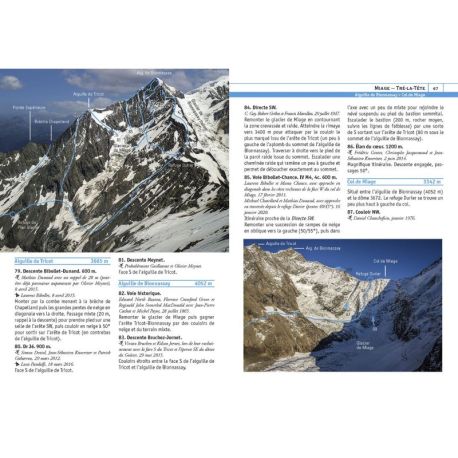 LE TOPO DU MASSIF DU MONT BLANC NEIGE, GLACE ET MIXTE - T3 - FR