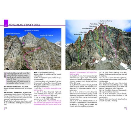 MONT-BLANC GRANITE, A ROCK CLIMBING GUIDE V5 - VAL VENY - UK