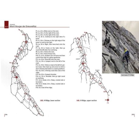 MONT-BLANC GRANITE, A ROCK CLIMBING GUIDE V6 - VAL FERRET - UK