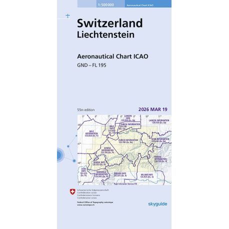 CARTE AERONAUTIQUE ICAO SUISSE