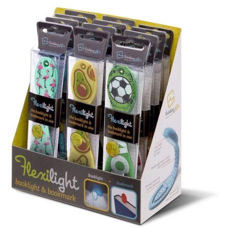 PRESENTOIR 12 LAMPES DE LECTURE FUN FLEXILIGHT - REMISE EN VENTE
