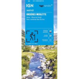 3437ET ORCIERES MERLETTE - SIRAC MOURRE FROID PN DES ECRINS