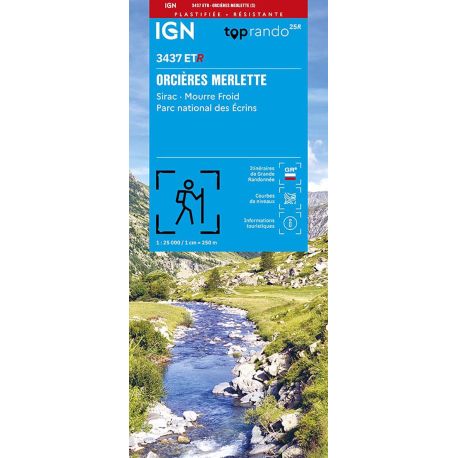3437ETR ORCIERES - MERLETTE - SIRAC MOURRE FROID - PN ECRINS RESISTANTE