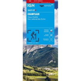 3437OTR CHAMPSAUR.VIEUX CHAILLOL PN ECRINS - RESISTANTE /RECTO-VERSO