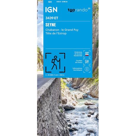 3439ET SEYNE-CHABANON-GRAND PUY TETE DE L'ESTROP / RECTO