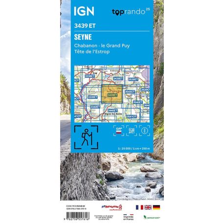 3439ET SEYNE-CHABANON-GRAND PUY TETE DE L'ESTROP / RECTO