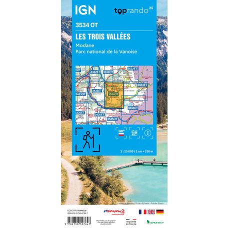3534OT LES TROIS VALLEES, MODANE PN DE LA VANOISE / RECTO