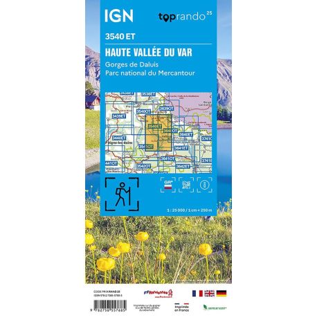 3540ET HAUTE VALLEE DU VAR, GORGES DE DALUIS, PN MERCANTOUR