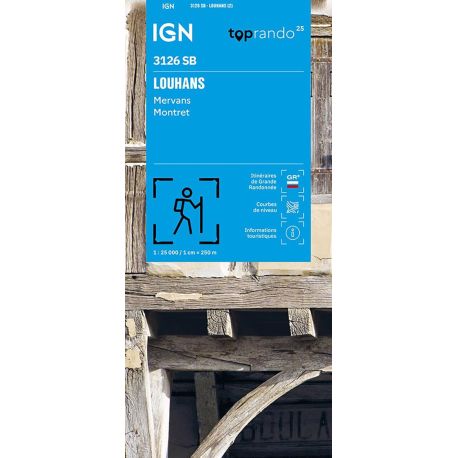 3126SB LOUHANS - CHÂTEAURENAUD - MERVANS - MONTRET