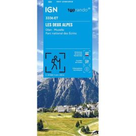 3336ET LES DEUX ALPES, OLAN-MUZELLE PN DES ECRINS / RECTO