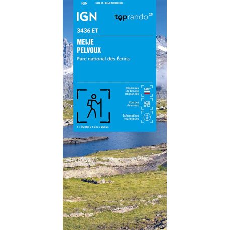 3436ET MEIJE, PELVOUX PN DES ECRINS / RECTO