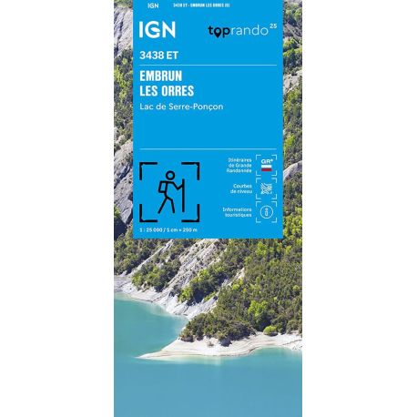 3438ET EMBRUN LES ORRES LAC DE SERRE-PONCON