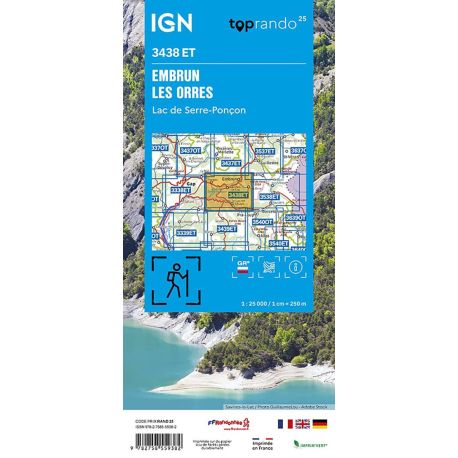 3438ET EMBRUN LES ORRES LAC DE SERRE-PONCON