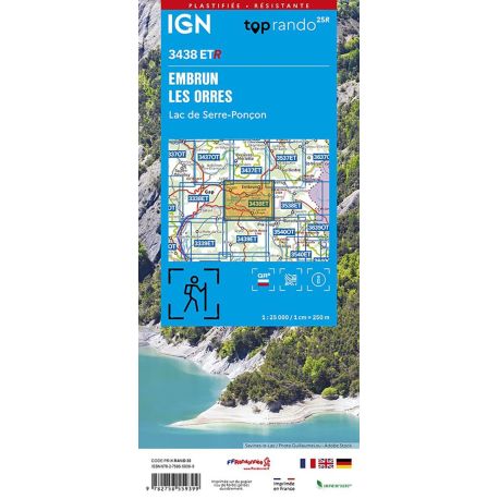 3438ETR EMBRUN - LES ORRES LAC DE SERRE PONCON - RESISTANTE