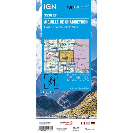 3538ET AIGUILLE DE CHAMBEYRON COLS DE LARCHE ET DE VARS
