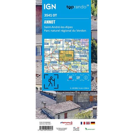 3541OT ANNOT, ST ANDRE-LES-ALPES PNR DU VERDON / RECTO