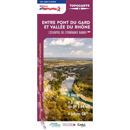 GR42 ENTRE PONT DU GARD ET VALLEE DU RHONE T301