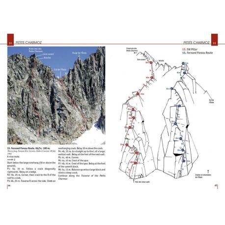 MONT-BLANC GRANITE, A ROCK CLIMBING GUIDE V2 - UK - AIGUILLES CHAMONIX