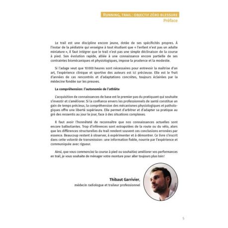 RUNNING, TRAIL : OBJECTIF ZÉRO BLESSURE - PRÉVENIR, REPÉRER ET