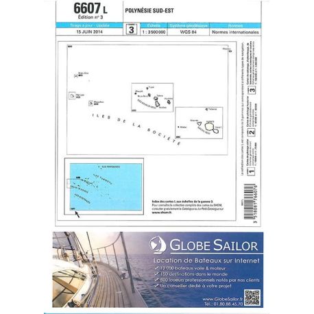6607L POLYNESIE SUD EST PACIFIQUE SUD