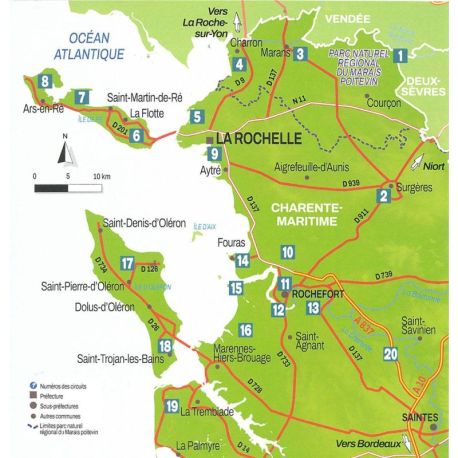 BOUCLES A VELO CHARENTE-MARITIME