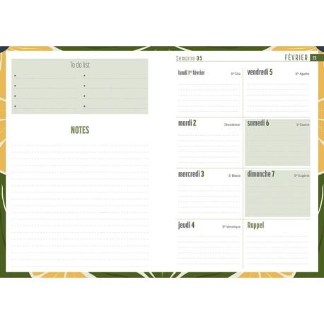 AGENDA FLEURS 2027