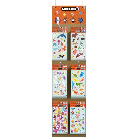 CRAVATE CARTON 144 PLANCHES DE GOMMETTES SANS EMBALLAGE