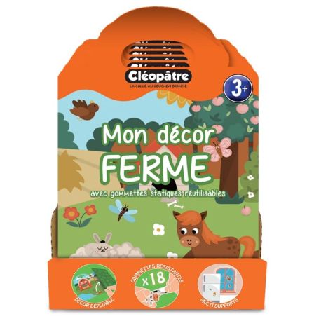DISPLAY PLEIN 36 EX MON DECOR GOMMETTES STATIQUES REPOSITIONNABLES