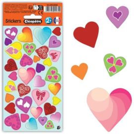PACK 24 EX GOMMETTES COEUR SANS EMBALLAGE